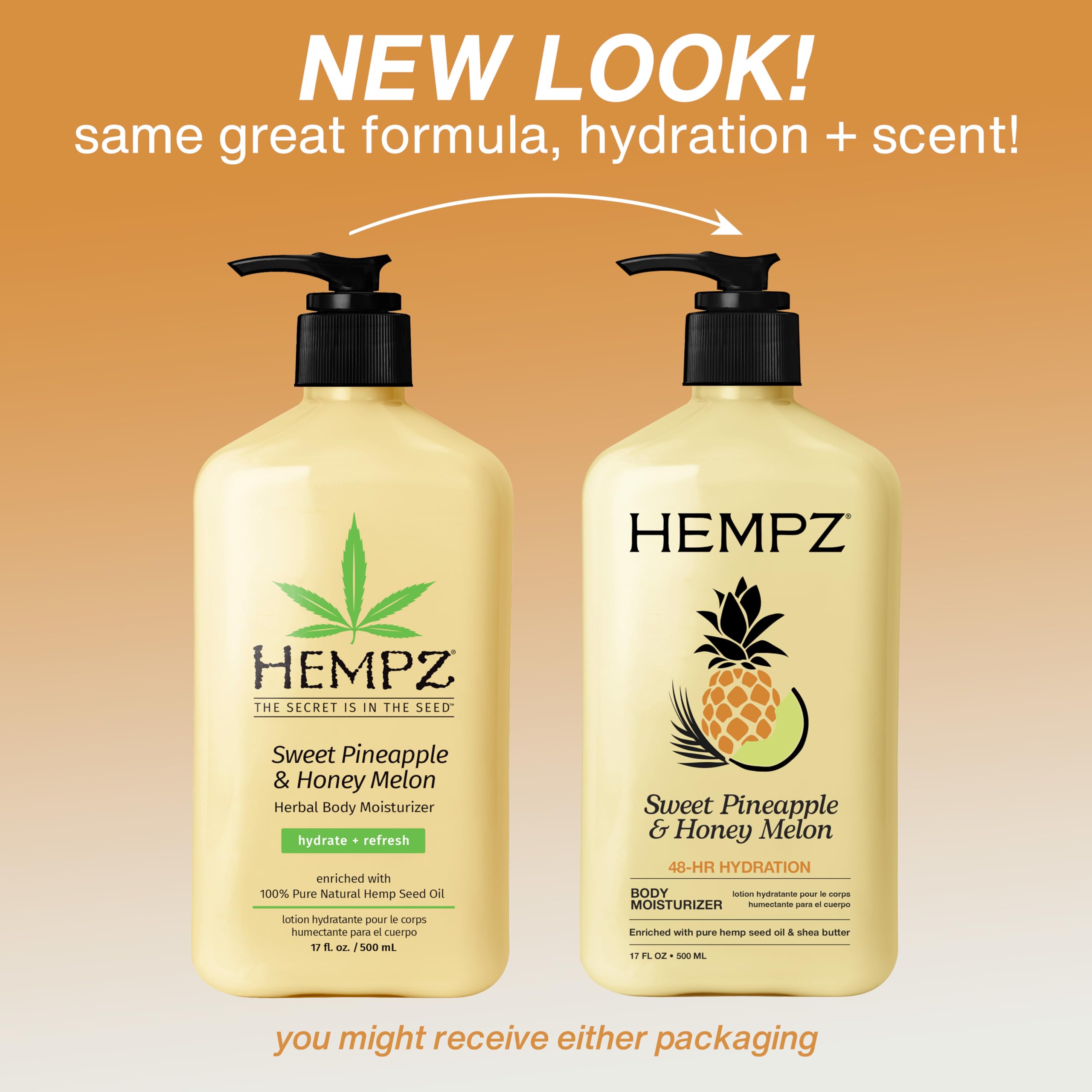 Hempz creamy lotion texture close-up showing smooth absorbent finish