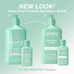 Hempz ingredients label view highlighting ceramides, B3 and natural extracts