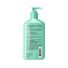 Hempz pump close-up highlighting easy dispensing and spill-free benefit