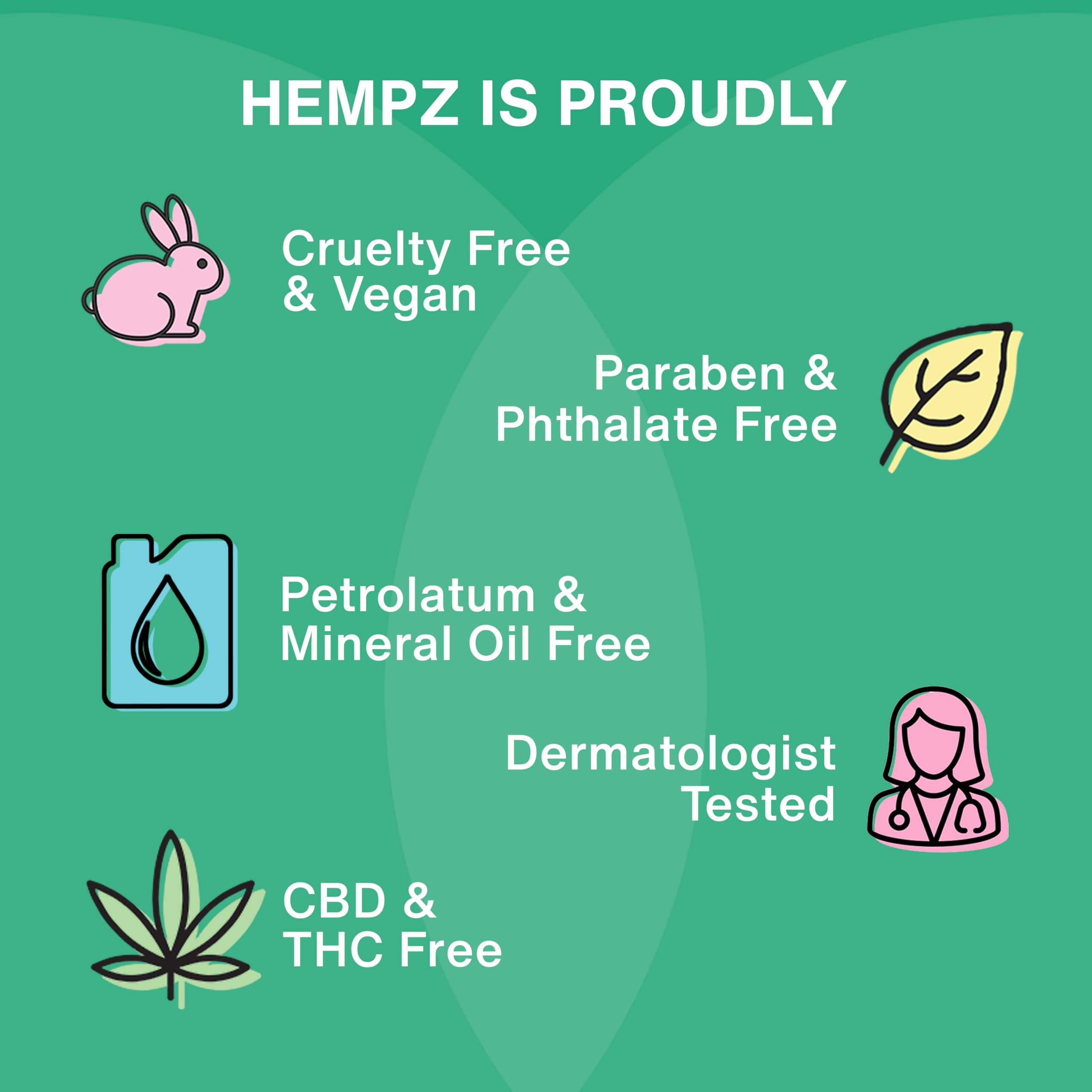 Hempz cucumber and aloe imagery evoking fresh scent and soothing feel