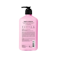Hempz pump dispensing lotion illustrating easy application and controlled use