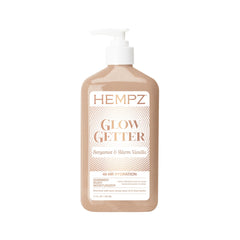 Hempz front bottle showing label and shimmer benefit