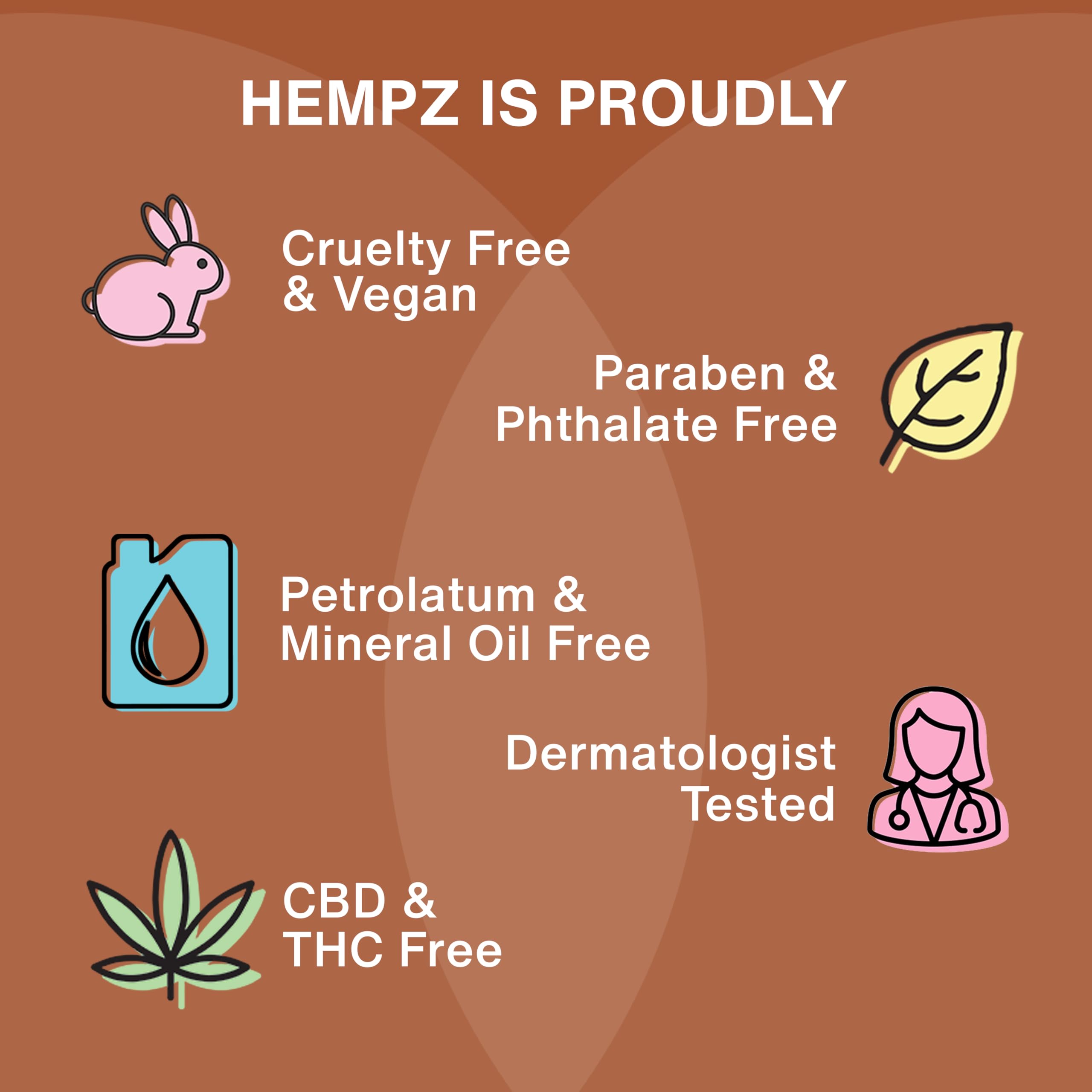 Hempz bottle on vanity suggesting daily moisturizing ritual