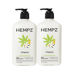 Hempz front packaging showing 17 fl oz bottle and clear branding for quick identification