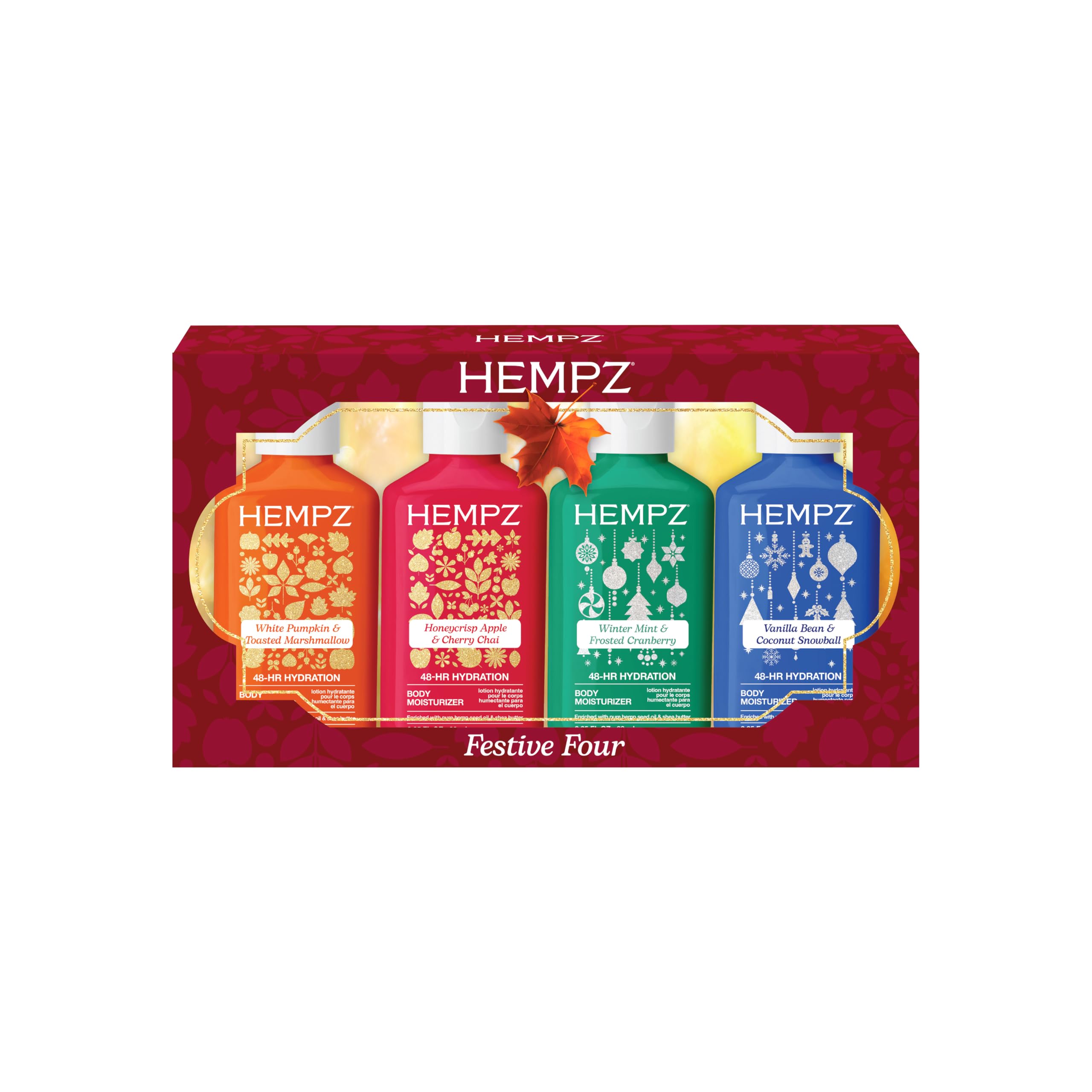 Hempz mini tubes beside a purse for size comparison and easy travel convenience