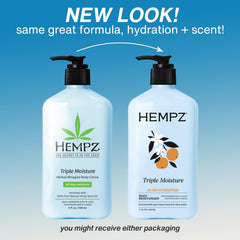 Hempz whipped texture close-up displaying lightweight cream and fast absorption