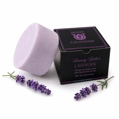 Henry Cavendish front puck view showing packaging and calm lavender benefit