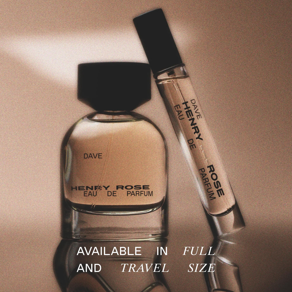Henry Rose Dave ingredient florals representing orange flower and vanilla bean notes