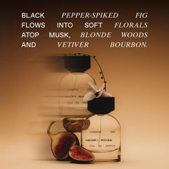 Henry Rose spray mist closeup revealing fine dispersion for subtle, long-lasting wear