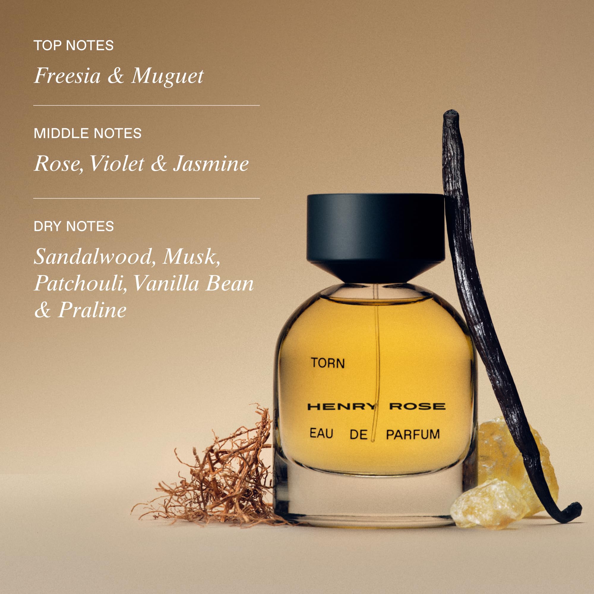 Henry Rose mini vial beside coin showing scale and pocketable convenience benefit