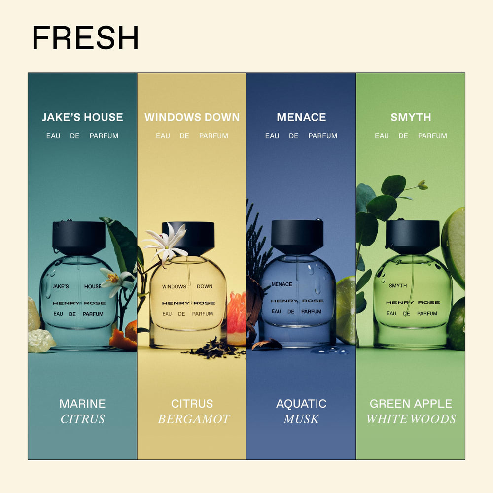 Henry Rose orange flower and neroli blooms representing Window's Down natural ingredient benefit