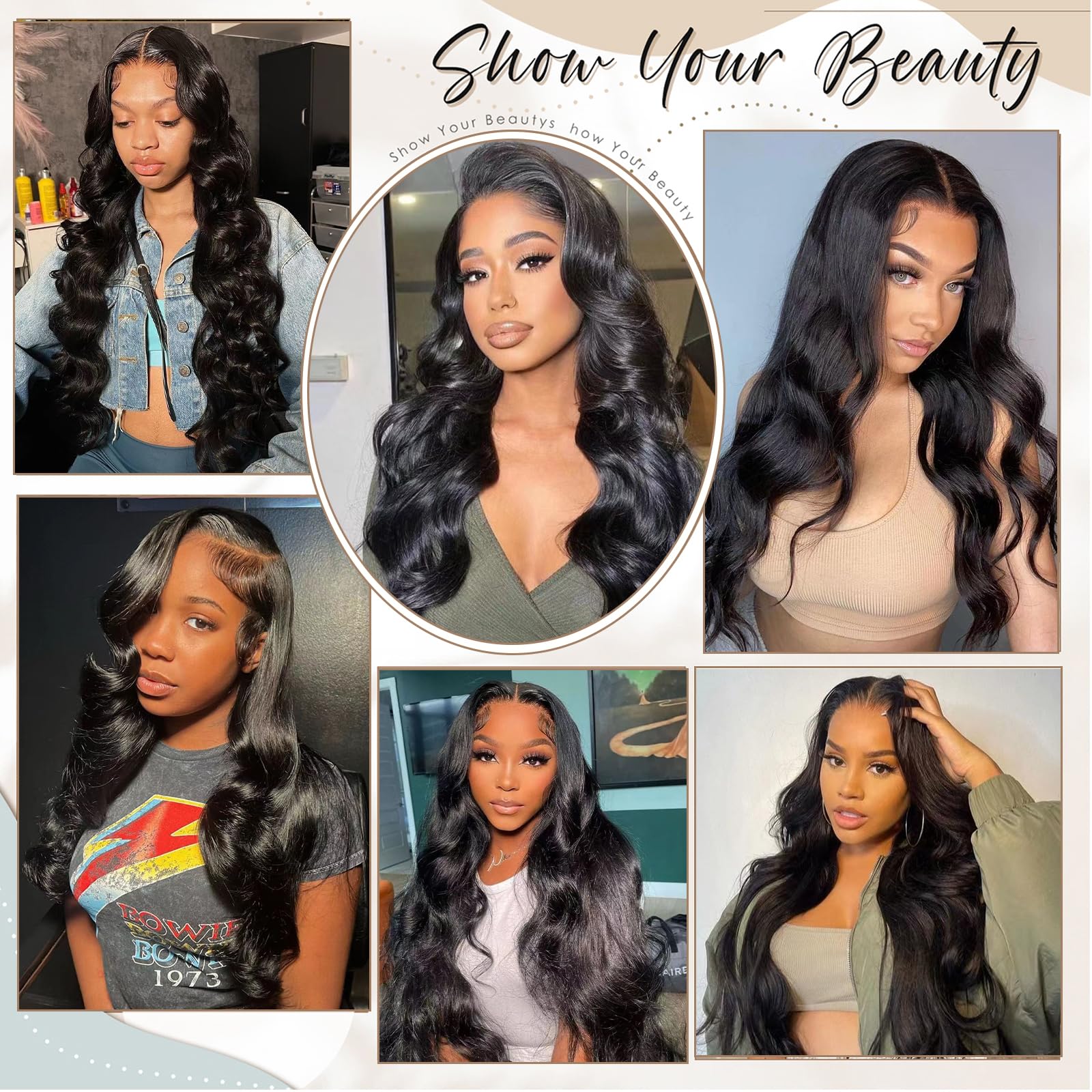 hensucess styling demo of curling and straightening bundles showing heat-styling versatility