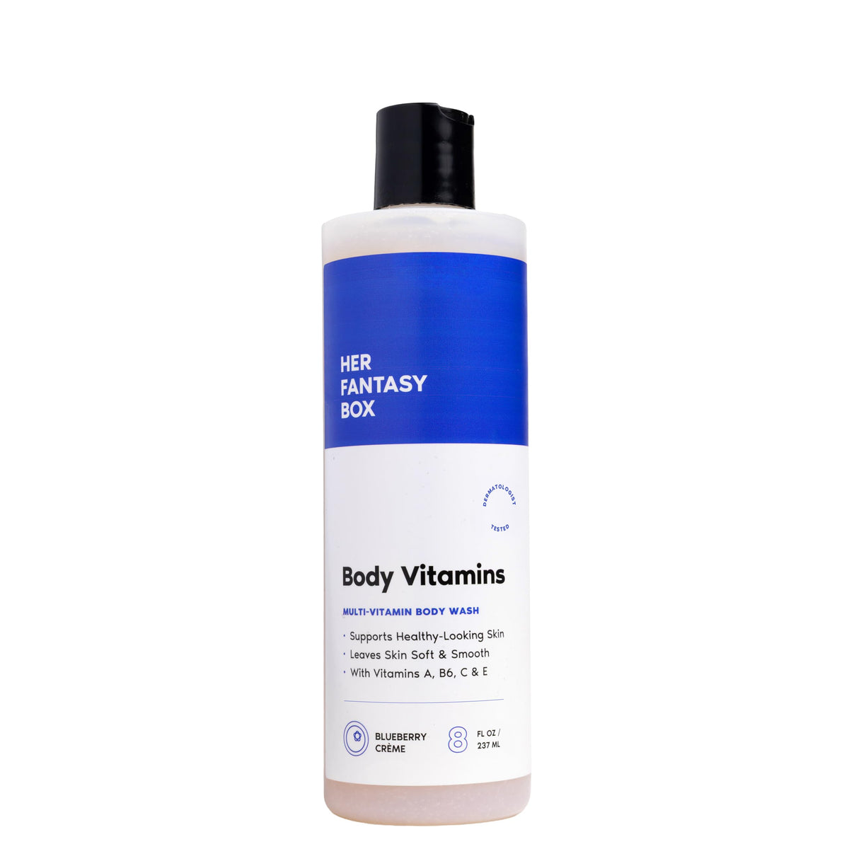 Her Fantasy Box front bottle showing label and 8 oz size, promotes confident use