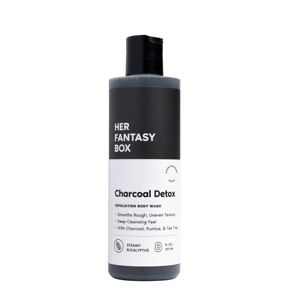 Her Fantasy Box front bottle showing product branding and clean design benefit: easy identification