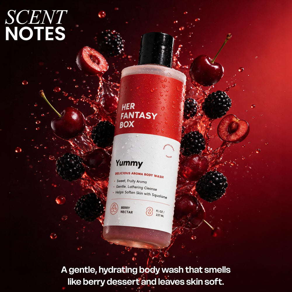 Her Fantasy Box hand application showing smooth spread and immediate hydration benefit