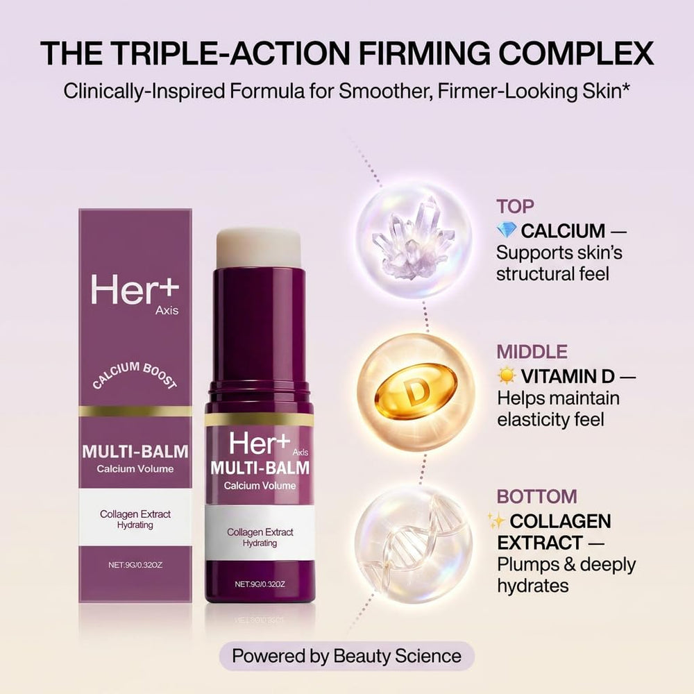 Her+ Axis close-up texture of balm demonstrating smooth glide benefit