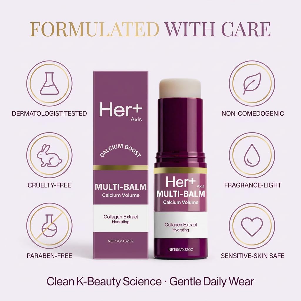 Her+ Axis label close-up showing ingredient information for clarity