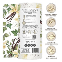 rose-scent canister of Herb & Root highlighting fragrance and gentle comfort