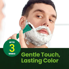 Herb Speedy application on beard demonstrating precise, mess-free control