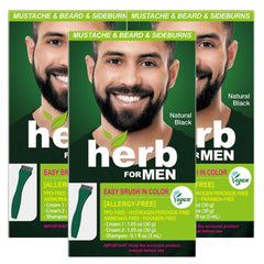 Herb Speedy front packaging showing natural black dye benefits