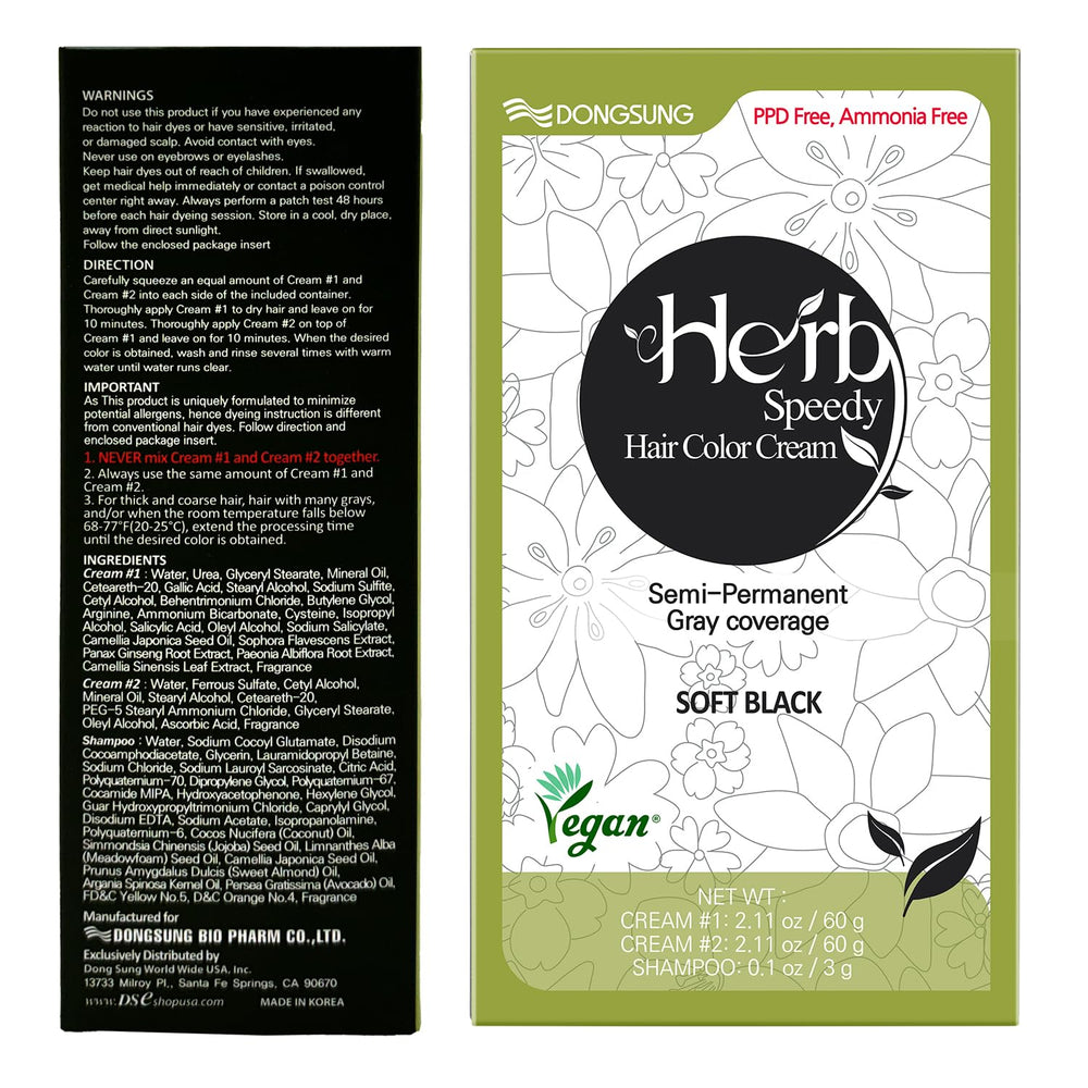 Herb Speedy finished hair detail showing natural shine benefit