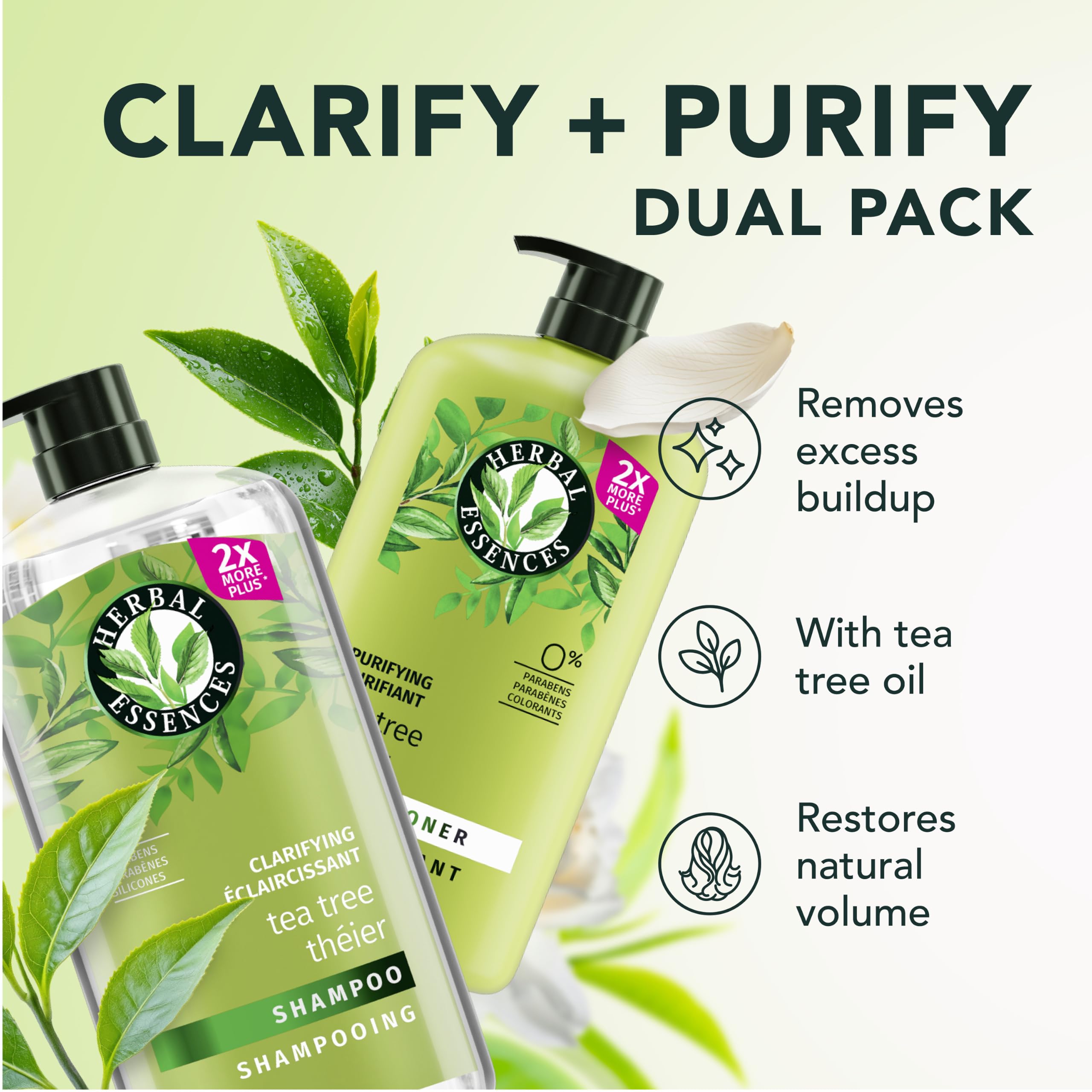 Herbal Essences shampoo pump close-up showing easy dispensing and control