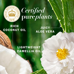 Herbal Essences label close-up showing ingredient highlights and benefits
