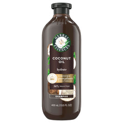 Herbal Essences front bottle shot showing hydrating coconut oil benefit