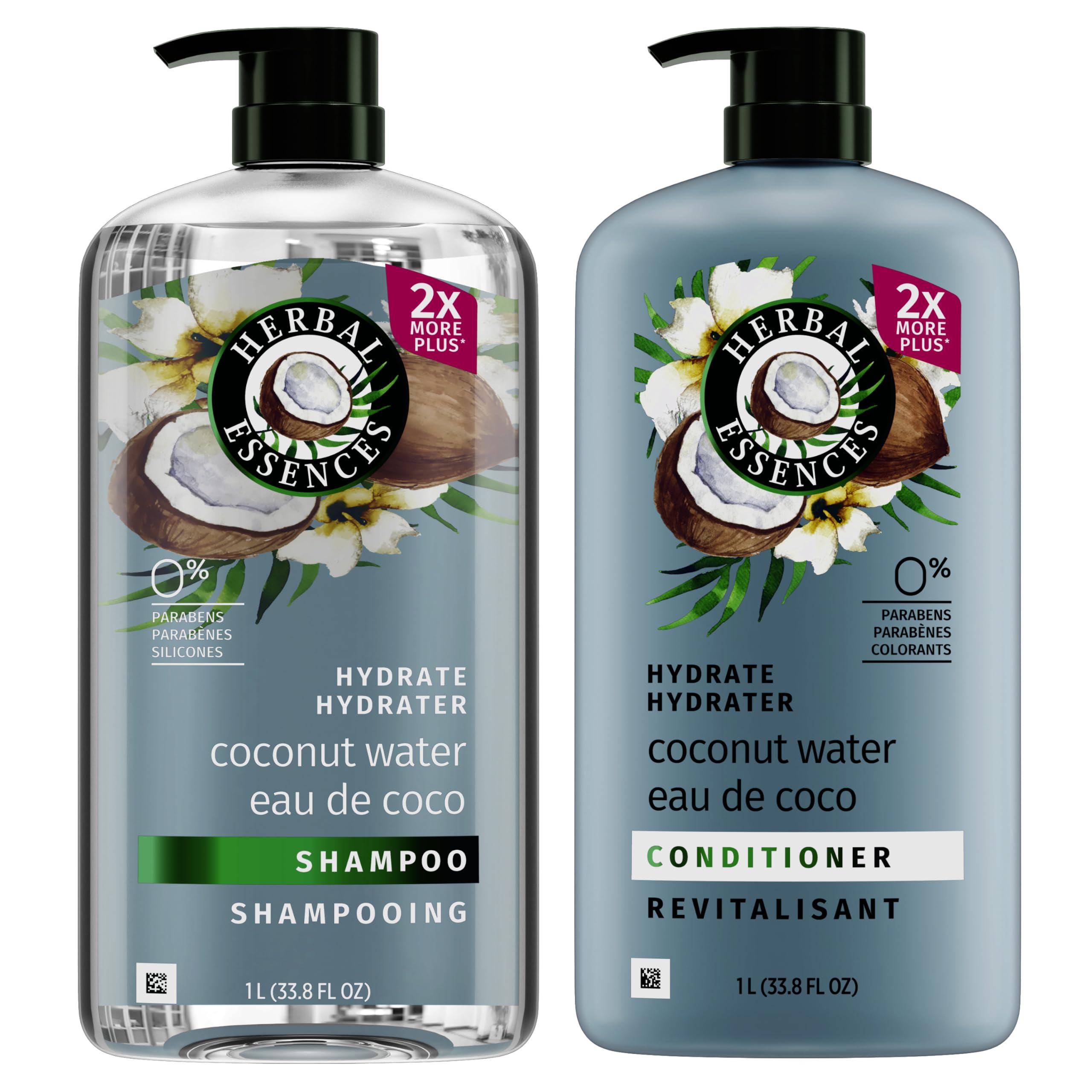 Herbal Essences set staged in bathroom showing everyday routine benefit