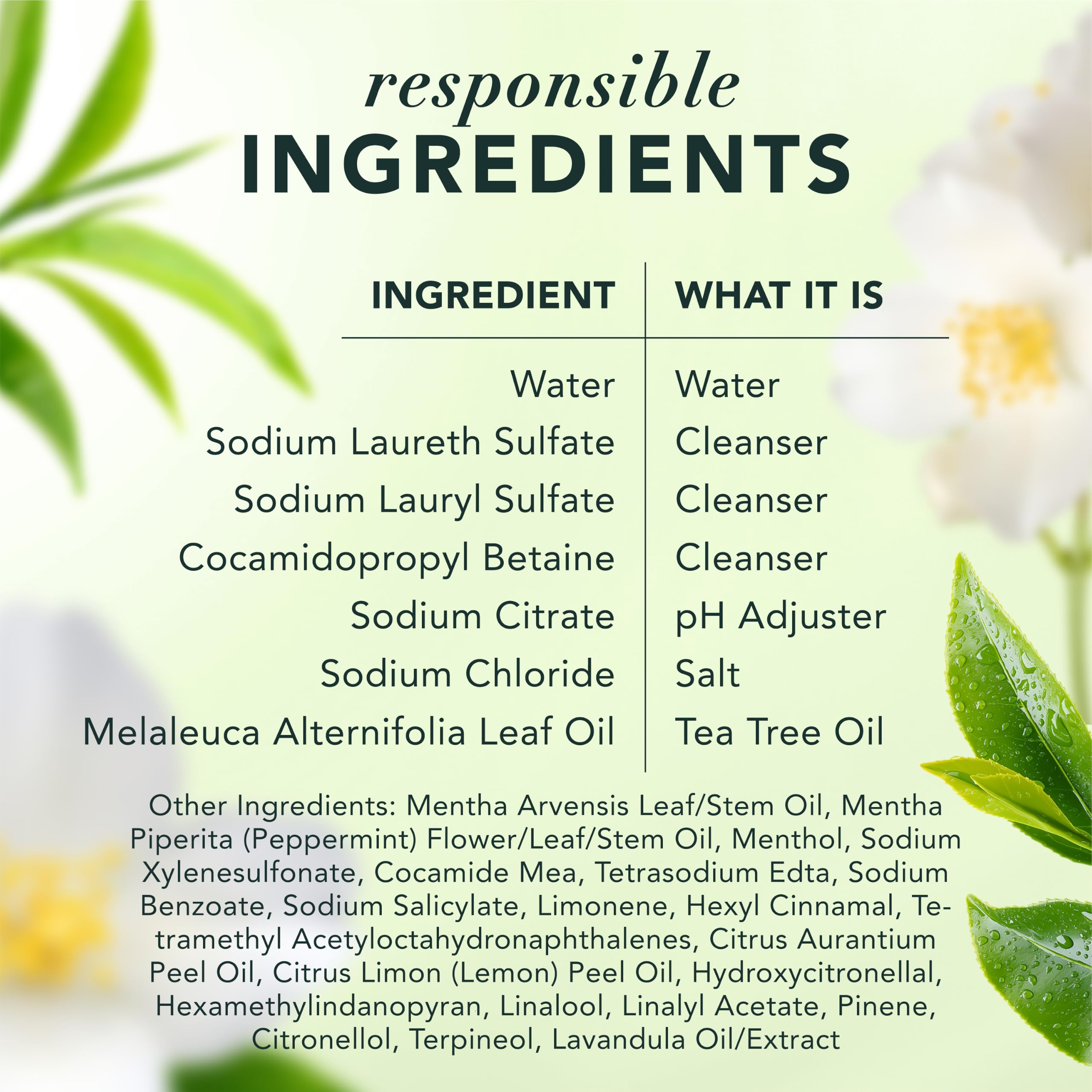 Herbal Essences in-shower use with water demonstrating refreshing wash experience