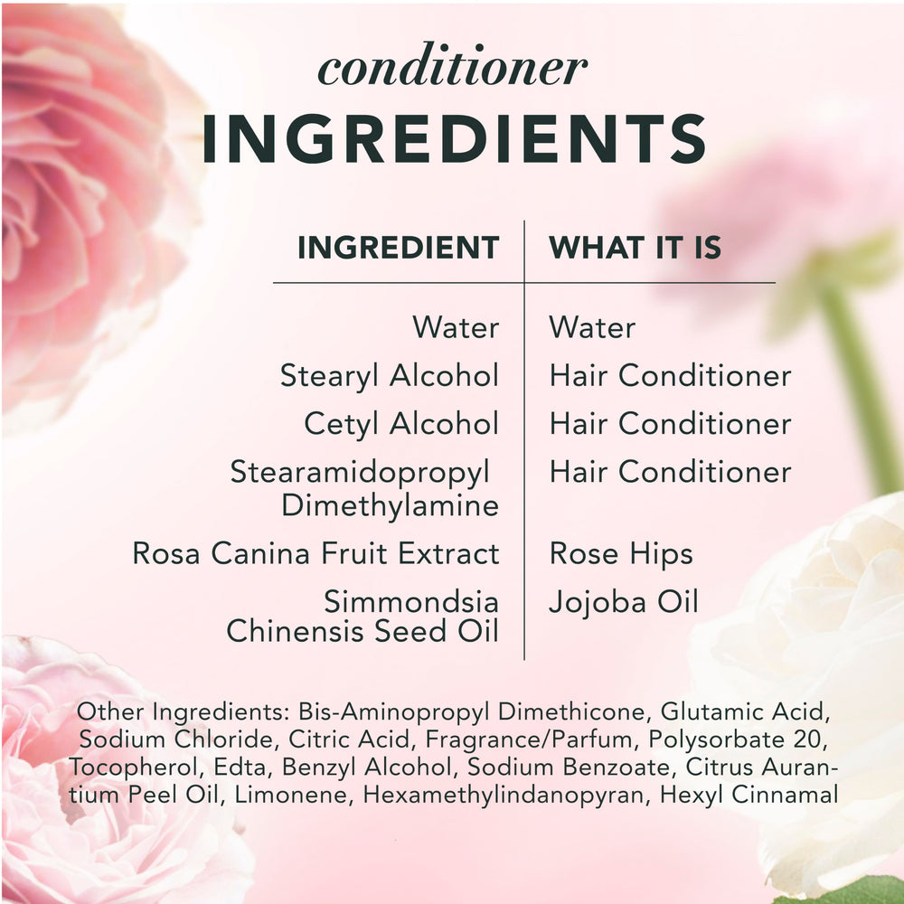 Herbal Essences before and after hair comparison demonstrating reduced frizz