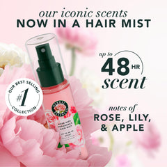 Herbal Essences fragrance mist bottle depiction for long-lasting fresh scent