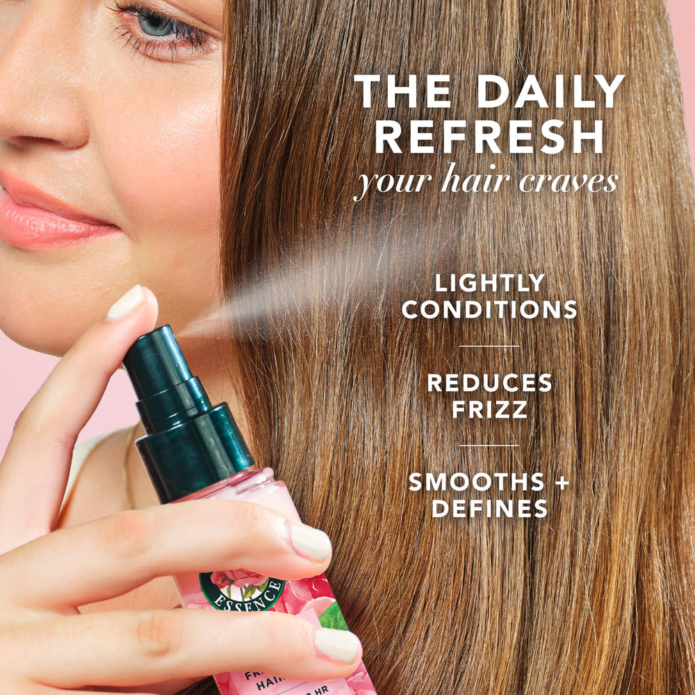 Herbal Essences shampoo being poured into hand to demonstrate gentle lathering