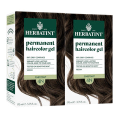 Herbatint front box 4N Chestnut Brown showing shade and benefits