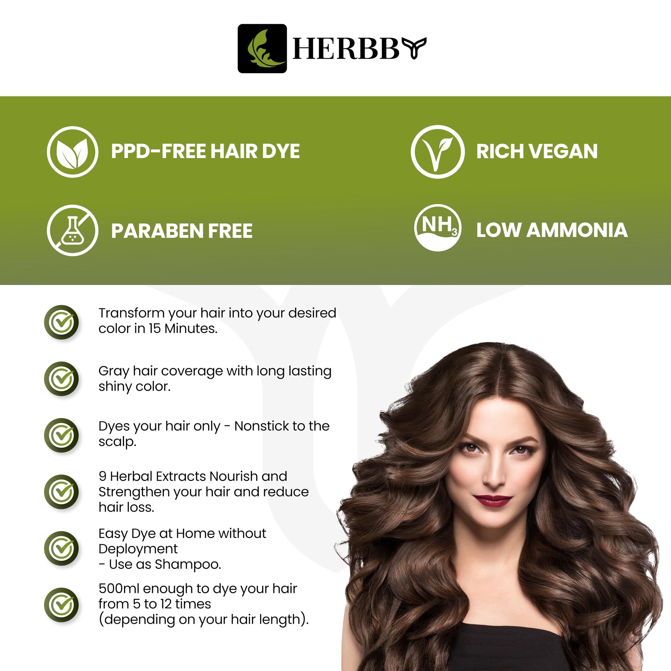 HERBBY application on gloved hands demonstrating easy at-home use and quick results