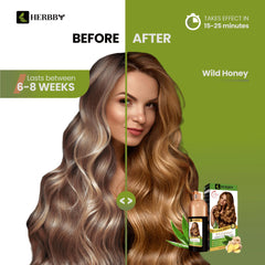 HERBBY creamy shampoo texture close-up showing smooth application