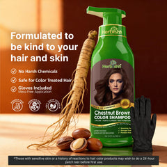Herbishh argan hair mask packaging displayed with moisturizing benefit