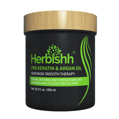 Herbishh front packaging 800ml showing large salon-size jar and branding for value