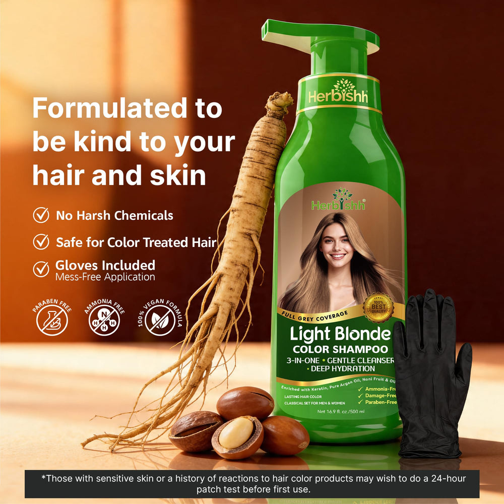 Herbishh small argan hair mask tube demonstrating extra conditioning boost