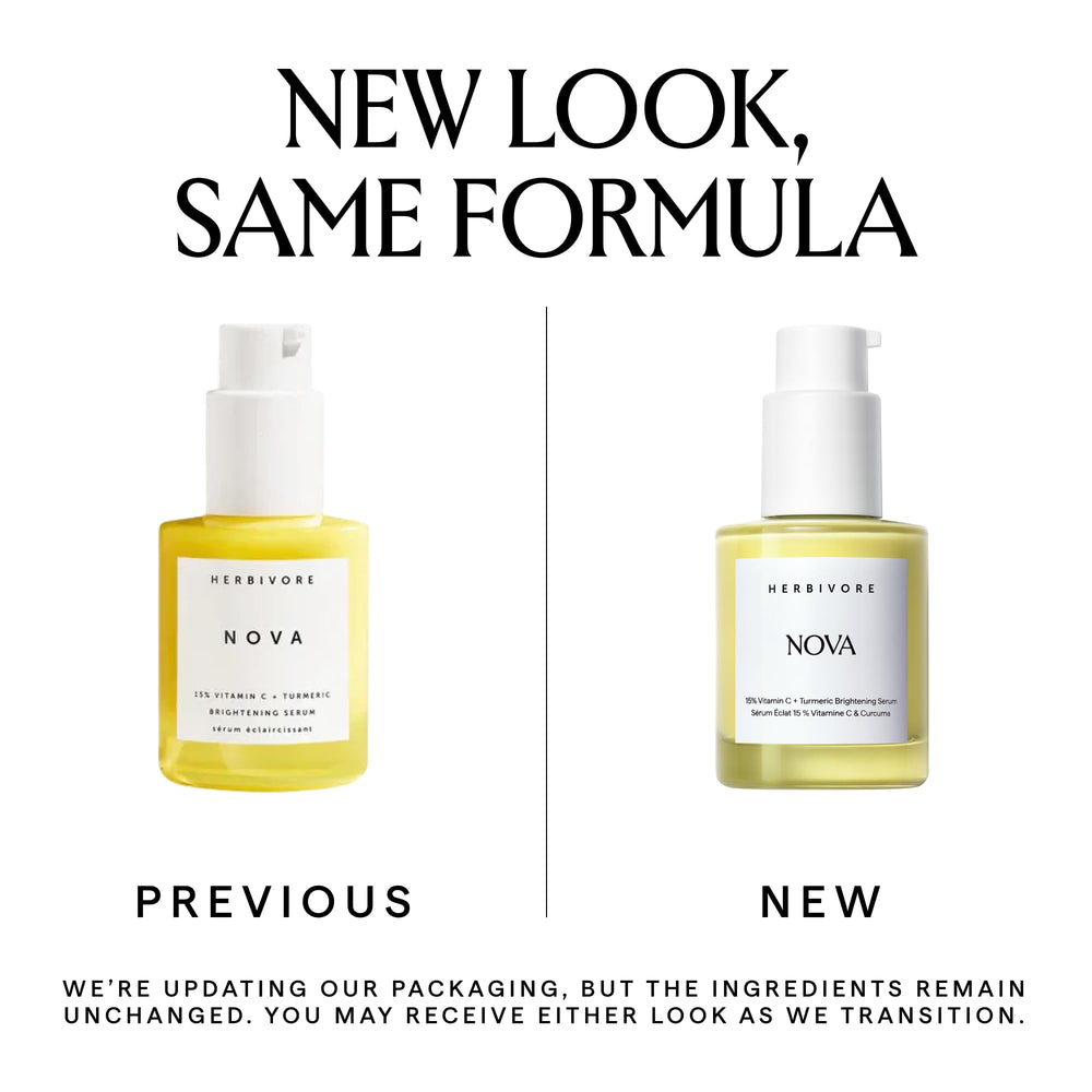 HERBIVORE creamy serum texture close-up highlighting smooth spreadability
