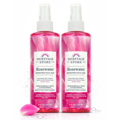 HERITAGE STORE front packaging two bottles showing eco friendly design and convenience