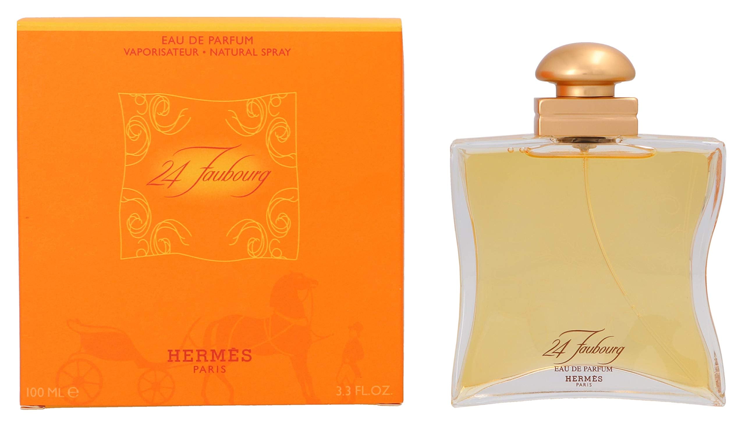 Hermès 24 Faubourg boxed packaging ready to gift and preserve fragrance