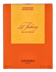 Hermès 24 Faubourg being sprayed on wrist demonstrating easy application