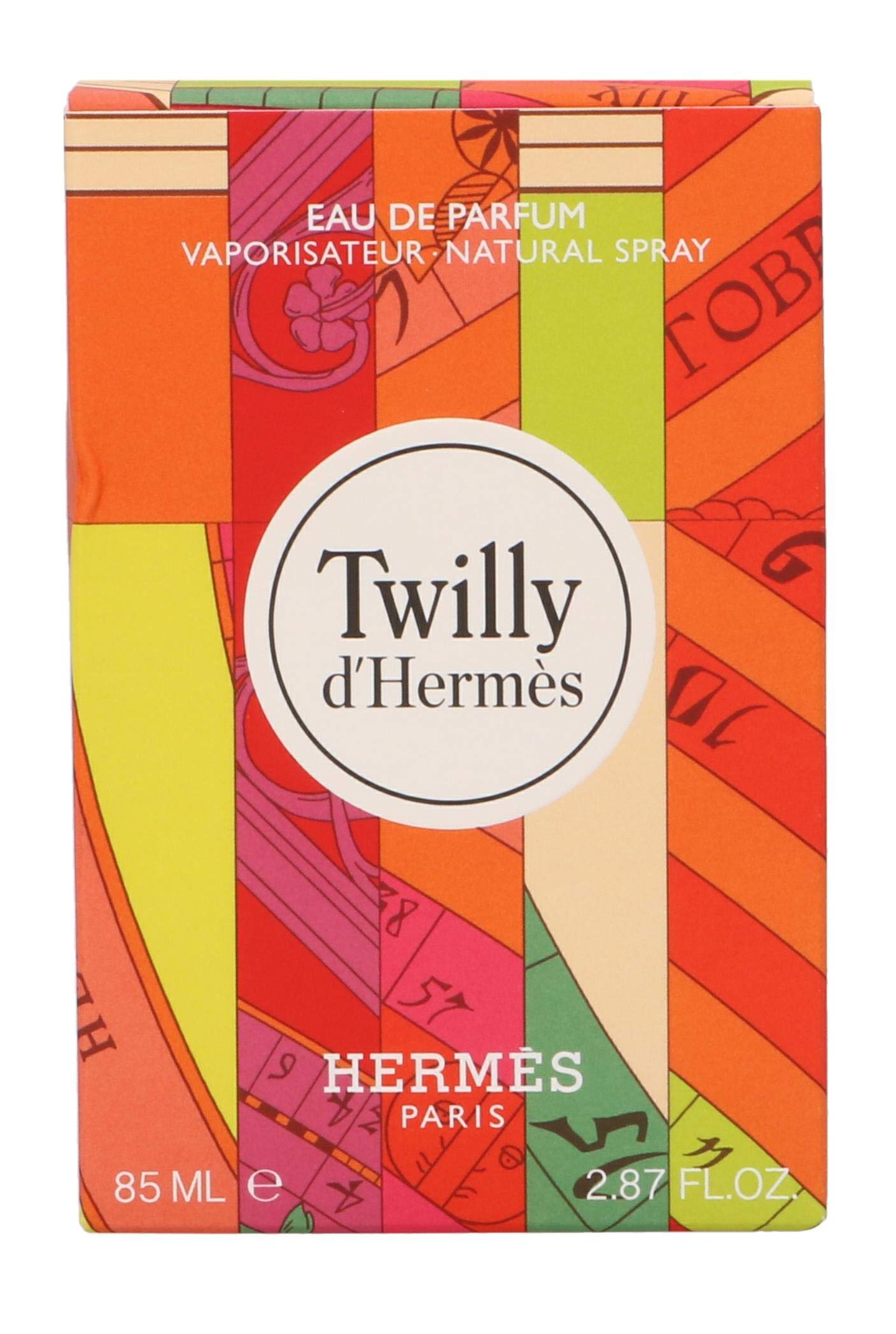 Hermès Twilly d'Hermès front bottle shot showing elegant spray and compact design