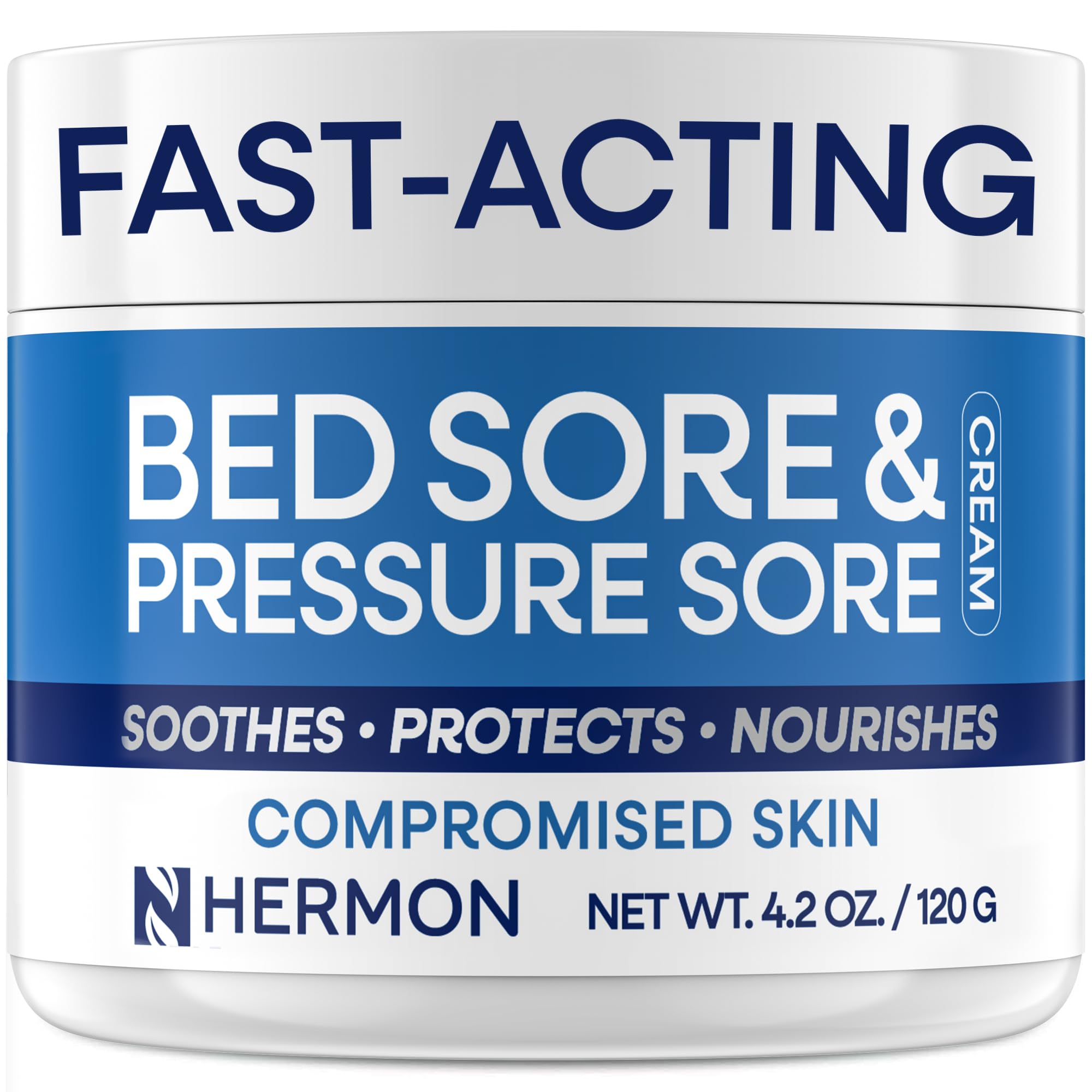 Hermon front packaging showing product name and purpose, clear caregiving benefit