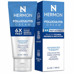 Hermon front tube showing product packaging and intended targeted care
