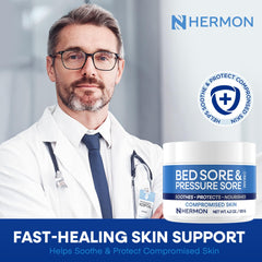 Hermon cream texture close-up illustrating smooth non-greasy spreadability benefit