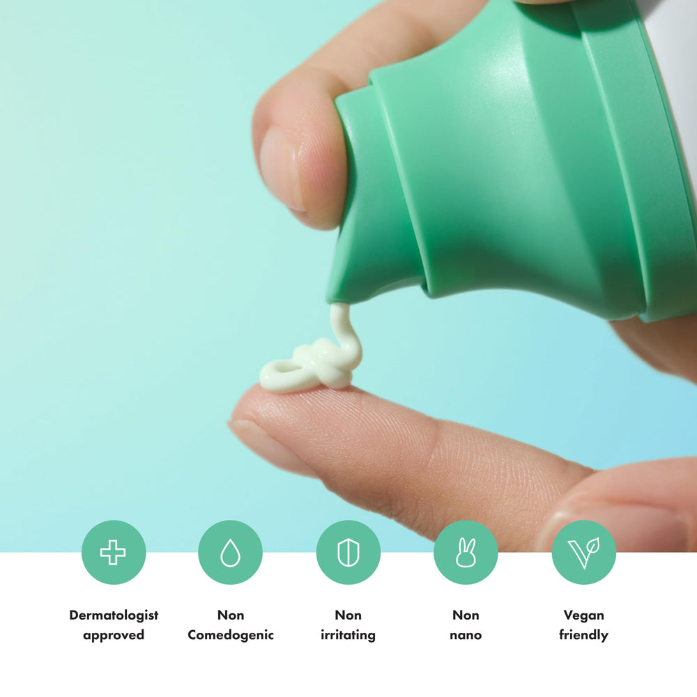 Hero Cosmetics product label and key ingredients list on Force Shield tube for ingredient clarity