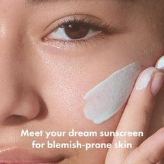 Close-up texture of Force Shield zinc-oxide gel-cream showing smooth blendability for easy absorption