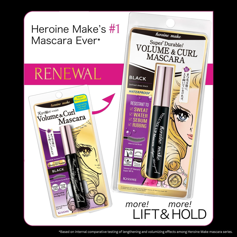 Heroine Make close-up of brush bristles for even coating and clump control